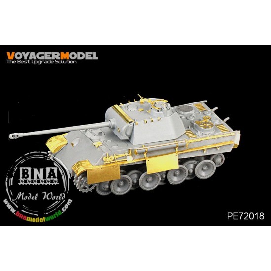 1/72 WWII German Panther G Detail Set for All 1/72 WWII German Panther G Detail Set for All