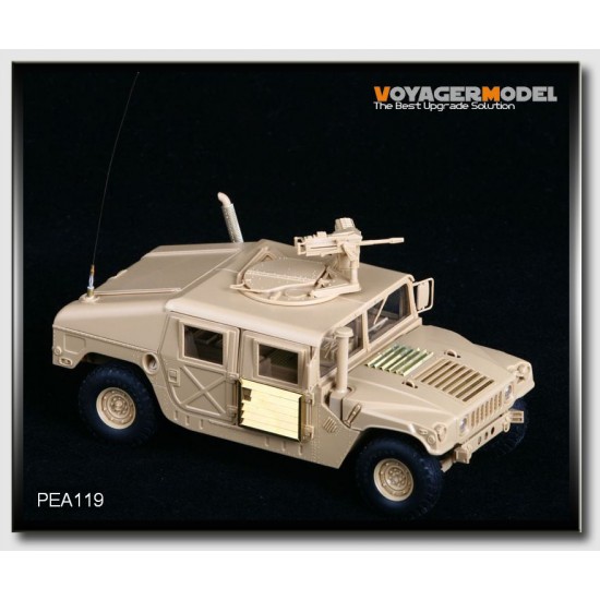 Photo-etched parts for 1/35 US Army HUMVEE for Tamiya kit Photo-etched parts for 1/35 US Army HUMVEE for Tamiya kit