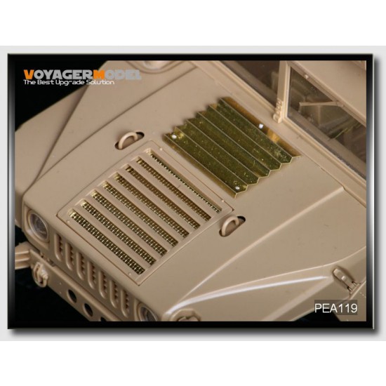 Photo-etched parts for 1/35 US Army HUMVEE for Tamiya kit Photo-etched parts for 1/35 US Army HUMVEE for Tamiya kit