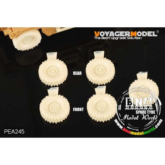 1/35 Modern HUMVEE/DUMVEE Family Super Swamper Wheels w/Spare Wheel 1/35 Modern HUMVEE/DUMVEE Family Super Swamper Wheels w/Spare Wheel
