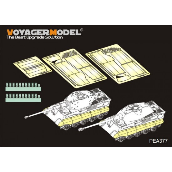 1/35 WWII German King Tiger Schurzen for Tamiya kit 1/35 WWII German King Tiger Schurzen for Tamiya kit