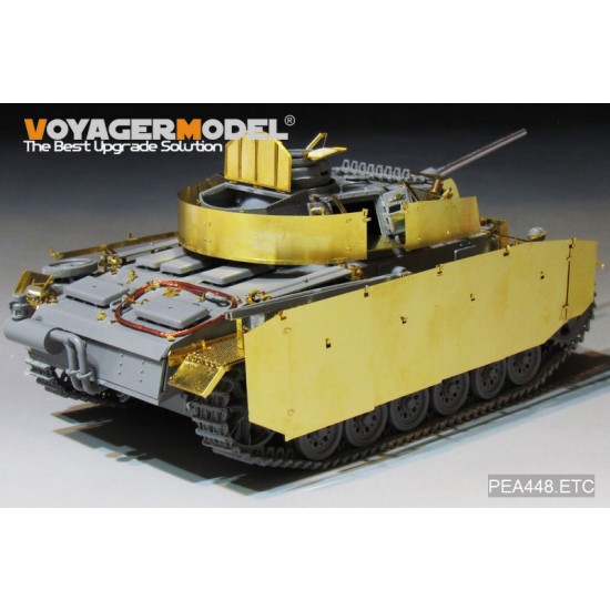 1/35 WWII German PzKpfw.III Ausf.M/N Additional Armour Detail Set for Takom Model 1/35 WWII German PzKpfw.III Ausf.M/N Additional Armour Detail Set for Takom Model