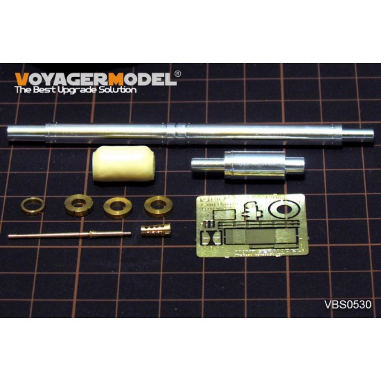 1/35 Modern German Rh-M-120 L/55 120mm Gun Barrel w/MG for Leopard II Revolution II (GP) 1/35 Modern German Rh-M-120 L/55 120mm Gun Barrel w/MG for Leopard II Revolution II (GP)