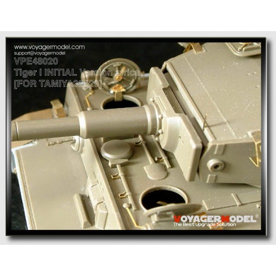 Detail Set for 1/48 German Tiger I (Initial) Africa Troop for Tamiya kit #32529 Detail Set for 1/48 German Tiger I (Initial) Africa Troop for Tamiya kit #32529