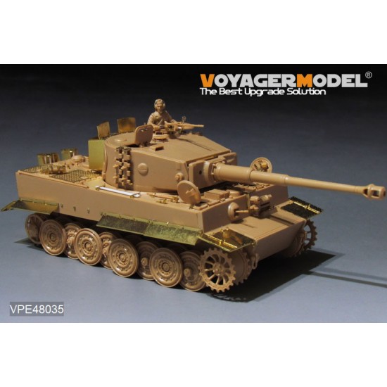 1/48 WWII German Tiger I Late Production Detail set for Tamiya #32575 1/48 WWII German Tiger I Late Production Detail set for Tamiya #32575