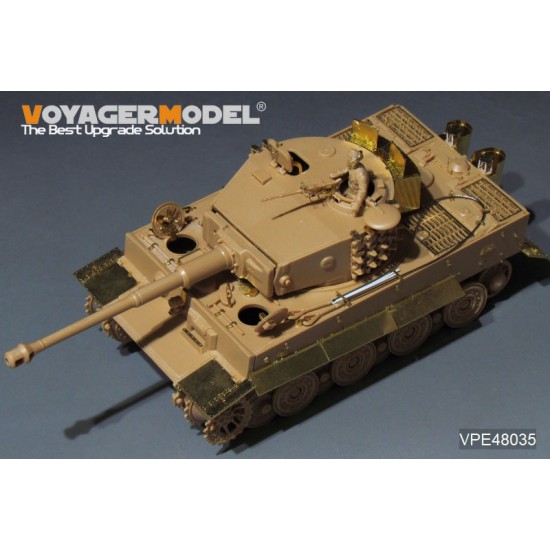 1/48 WWII German Tiger I Late Production Detail set for Tamiya #32575 1/48 WWII German Tiger I Late Production Detail set for Tamiya #32575