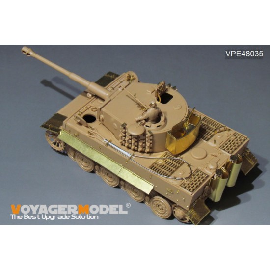 1/48 WWII German Tiger I Late Production Detail set for Tamiya #32575 1/48 WWII German Tiger I Late Production Detail set for Tamiya #32575