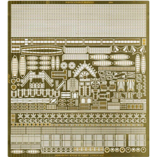 1/350 Russian Borodino Class Battleship (Pre-1914) Detail-up Set 1/350 Russian Borodino Class Battleship (Pre-1914) Detail-up Set