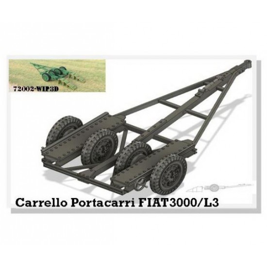 1/35 Fiat 3000/L3 Carrier Trolley 1/35 Fiat 3000/L3 Carrier Trolley