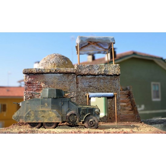 1/35 Autoblinda Fiat 611 Armored Vehicles Complete kit 1/35 Autoblinda Fiat 611 Armored Vehicles Complete kit