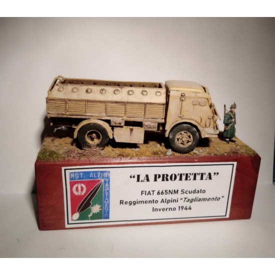 1/35 Fiat 665 NM Shielded Complete Resin kit 1/35 Fiat 665 NM Shielded Complete Resin kit