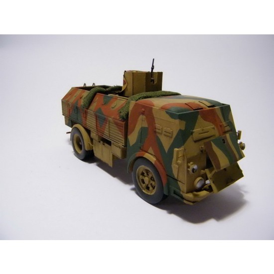 1/35 Fiat 665 NM Shielded Complete Resin kit 1/35 Fiat 665 NM Shielded Complete Resin kit