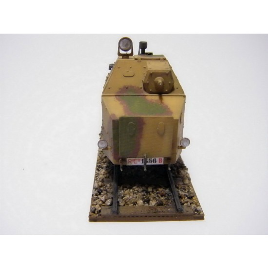 1/35 Railway Armored Truck Resin kit w/Train Track 1/35 Railway Armored Truck Resin kit w/Train Track