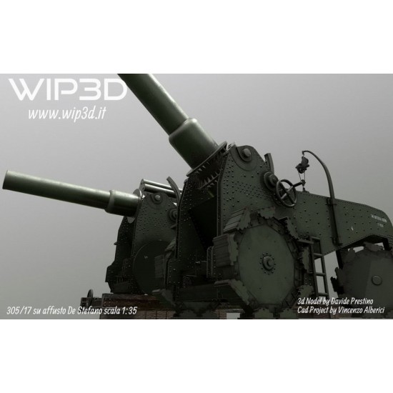 1/35 Obice Da 305 Su Affusto De Stefano Howitzer TOW Version 1/35 Obice Da 305 Su Affusto De Stefano Howitzer TOW Version