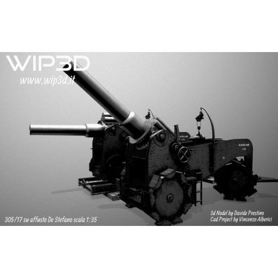 1/35 Obice Da 305 Su Affusto De Stefano Howitzer TOW Version 1/35 Obice Da 305 Su Affusto De Stefano Howitzer TOW Version