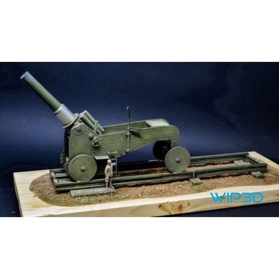 1/35 Obice Da 305 Su Affusto De Stefano Howitzer FIRING Version 1/35 Obice Da 305 Su Affusto De Stefano Howitzer FIRING Version