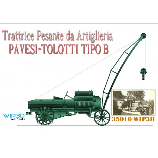 1/35 Tractor Pavesi-Tolotti B Type with Crane 1/35 Tractor Pavesi-Tolotti B Type with Crane