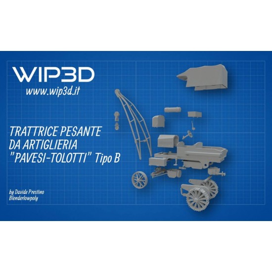1/35 Tractor Pavesi-Tolotti B Type with Crane 1/35 Tractor Pavesi-Tolotti B Type with Crane