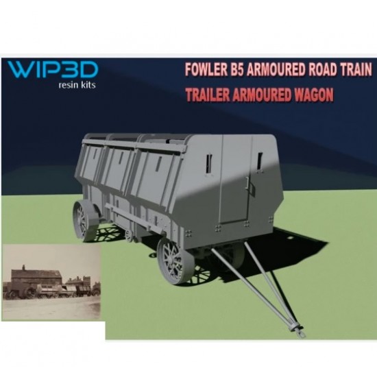1/35 Fowler Trailer (Fouler B5 Trailer Wagon) 1/35 Fowler Trailer (Fouler B5 Trailer Wagon)