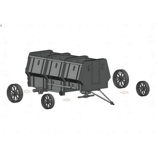 1/35 Fowler Trailer (Fouler B5 Trailer Wagon) 1/35 Fowler Trailer (Fouler B5 Trailer Wagon)
