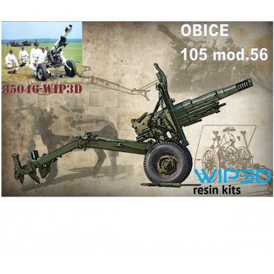 1/35 Howitzer 105/14 mod.56 Resin kit 1/35 Howitzer 105/14 mod.56 Resin kit