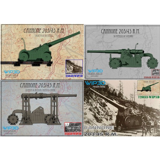 1/35 Cannone 203/45 RM SU AFFUSTO DE STEFANO 1/35 Cannone 203/45 RM SU AFFUSTO DE STEFANO