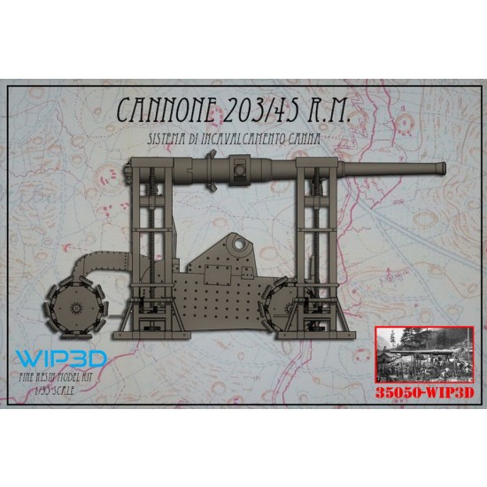 1/35 Cannone 203/45 RM SU AFFUSTO DE STEFANO 1/35 Cannone 203/45 RM SU AFFUSTO DE STEFANO