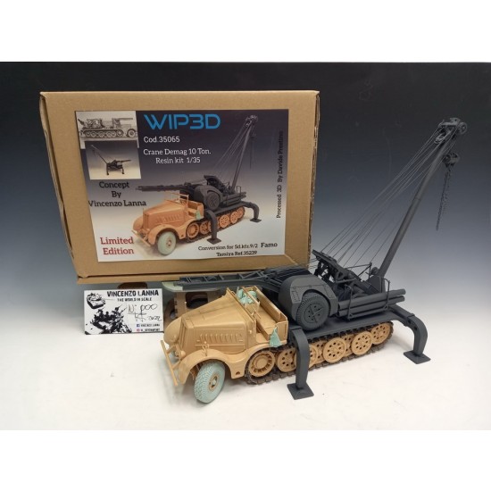 1/35 Crane Demag 10 Ton Conversion Set for Tamiya #35239 SdKfz.9/2 Famo kit 1/35 Crane Demag 10 Ton Conversion Set for Tamiya #35239 SdKfz.9/2 Famo kit