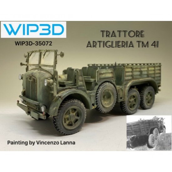 1/35 Dovunque Tractor TM 41 Resin Kit 1/35 Dovunque Tractor TM 41 Resin Kit