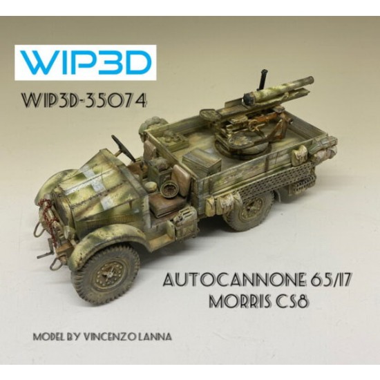 1/35 Anti-Tank Self-Propelled Truck 65/17 On Morris CS8 Resin Kit 1/35 Anti-Tank Self-Propelled Truck 65/17 On Morris CS8 Resin Kit