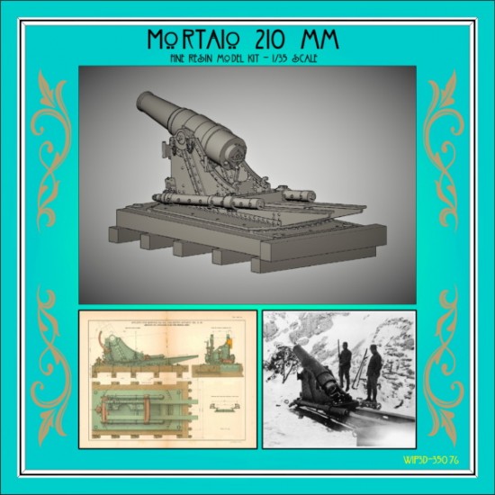 1/35 Mortar 210mm Resin kit 1/35 Mortar 210mm Resin kit