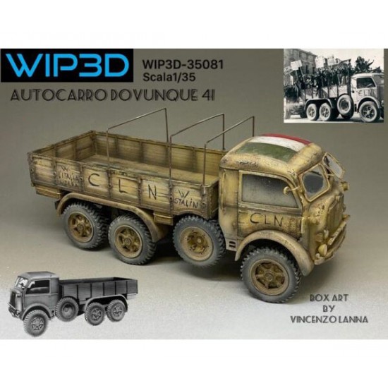 1/35 Dovunque Truck 41 Resin kit 1/35 Dovunque Truck 41 Resin kit