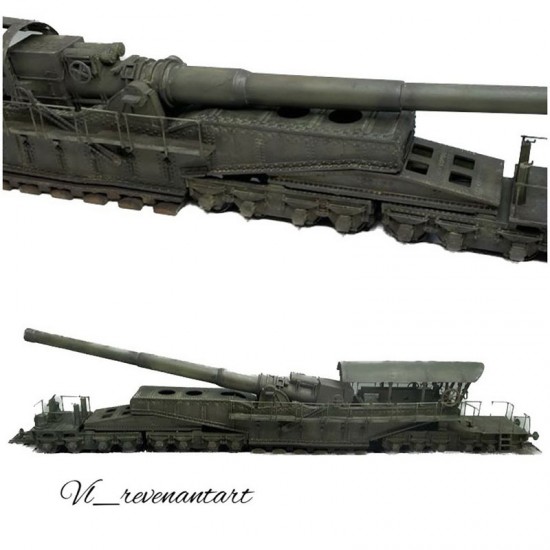 1/35 Railway Gun 381/40 AVS Resin kit 1/35 Railway Gun 381/40 AVS Resin kit