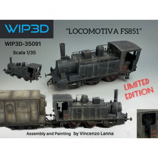 1/35 Locomotive FS851 Resin kit 1/35 Locomotive FS851 Resin kit