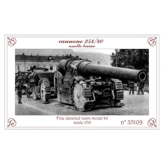 1/35 Cannon 254/40 D.S. Resin Kit 1/35 Cannon 254/40 D.S. Resin Kit