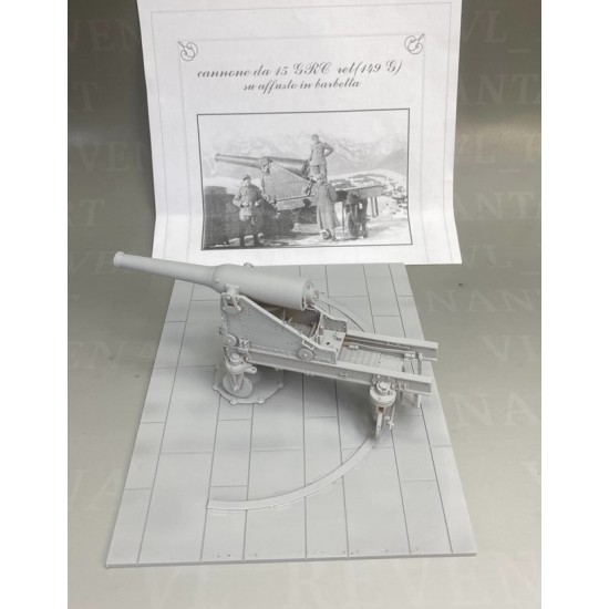 1/35 Cannon of 15 GRC Ret (149 G) on Barbette Carriage 1/35 Cannon of 15 GRC Ret (149 G) on Barbette Carriage