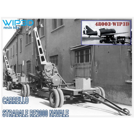 1/72 Carrello Re2000 Navale Complete Resin kit 1/72 Carrello Re2000 Navale Complete Resin kit