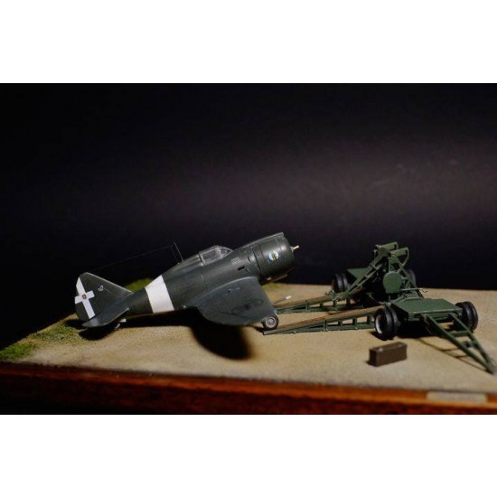 1/72 Carrello Re2000 Navale Complete Resin kit 1/72 Carrello Re2000 Navale Complete Resin kit
