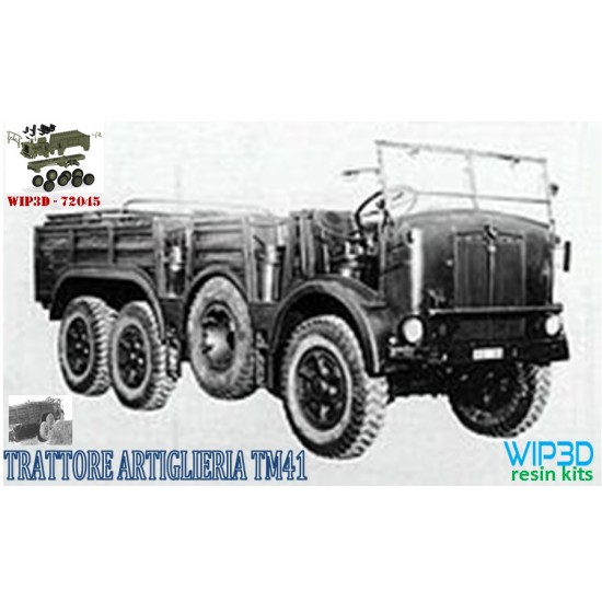 1/72 Trattore Dovunque TM 41 Resin Kit 1/72 Trattore Dovunque TM 41 Resin Kit