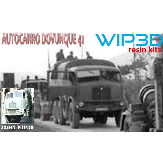 1/72 Dovunque Truck 41 (Resin kit) 1/72 Dovunque Truck 41 (Resin kit)