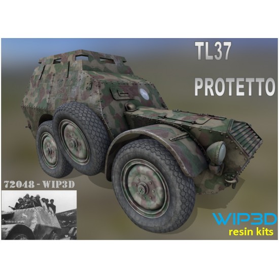 1/72 WWII Italian TL37 Protetto (Resin kit) 1/72 WWII Italian TL37 Protetto (Resin kit)