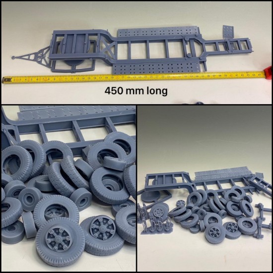 1/72 Italian Tank Transporter for P40 (Resin kit) 1/72 Italian Tank Transporter for P40 (Resin kit)