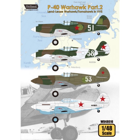 1/48 Soviet P-40 Warhawk Part.2 - Lend-lease Warhawk/Tomahawk in VVS 1/48 Soviet P-40 Warhawk Part.2 - Lend-lease Warhawk/Tomahawk in VVS