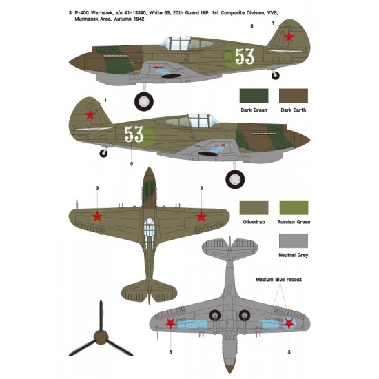 1/48 Soviet P-40 Warhawk Part.2 - Lend-lease Warhawk/Tomahawk in VVS 1/48 Soviet P-40 Warhawk Part.2 - Lend-lease Warhawk/Tomahawk in VVS