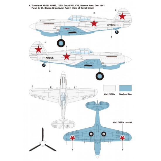 1/48 Soviet P-40 Warhawk Part.2 - Lend-lease Warhawk/Tomahawk in VVS 1/48 Soviet P-40 Warhawk Part.2 - Lend-lease Warhawk/Tomahawk in VVS