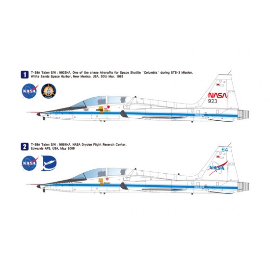 1/48 Northrop T-38A Talon NASA Trainer & Chaser Aircraft 1/48 Northrop T-38A Talon NASA Trainer & Chaser Aircraft
