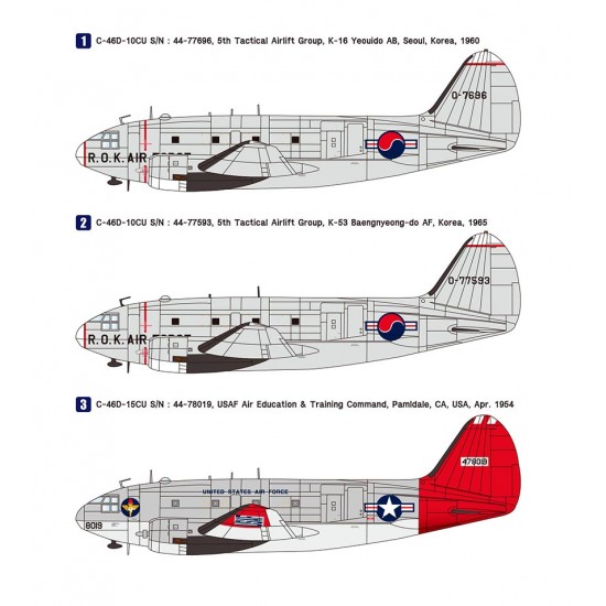1/144 ROK/USAF Curtiss C-46D Commando [Premium Edition]