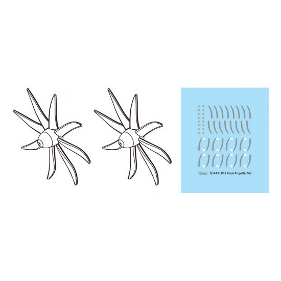 1/144 E-2C Hawkeye 8 Blade Propeller set for Revell/Academy kits 1/144 E-2C Hawkeye 8 Blade Propeller set for Revell/Academy kits