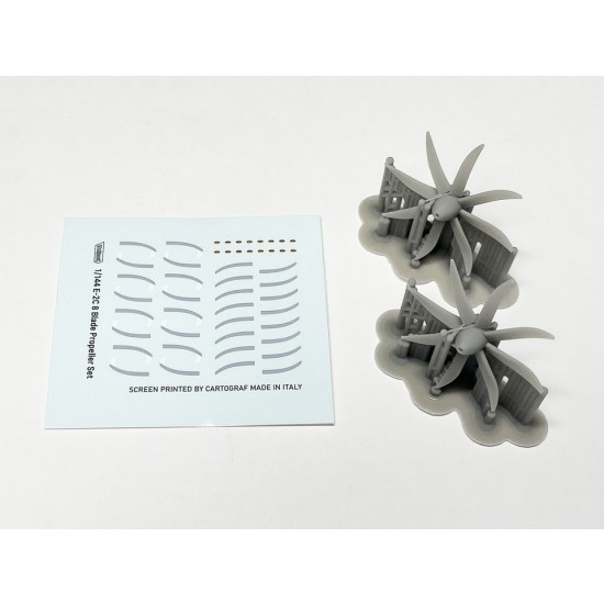 1/144 E-2C Hawkeye 8 Blade Propeller set for Revell/Academy kits 1/144 E-2C Hawkeye 8 Blade Propeller set for Revell/Academy kits
