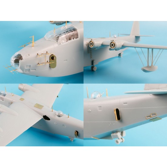 1/144 Kawanishi H8K Type 2 Flying Boat Update PE set for Micro Ace 1/144 Kawanishi H8K Type 2 Flying Boat Update PE set for Micro Ace